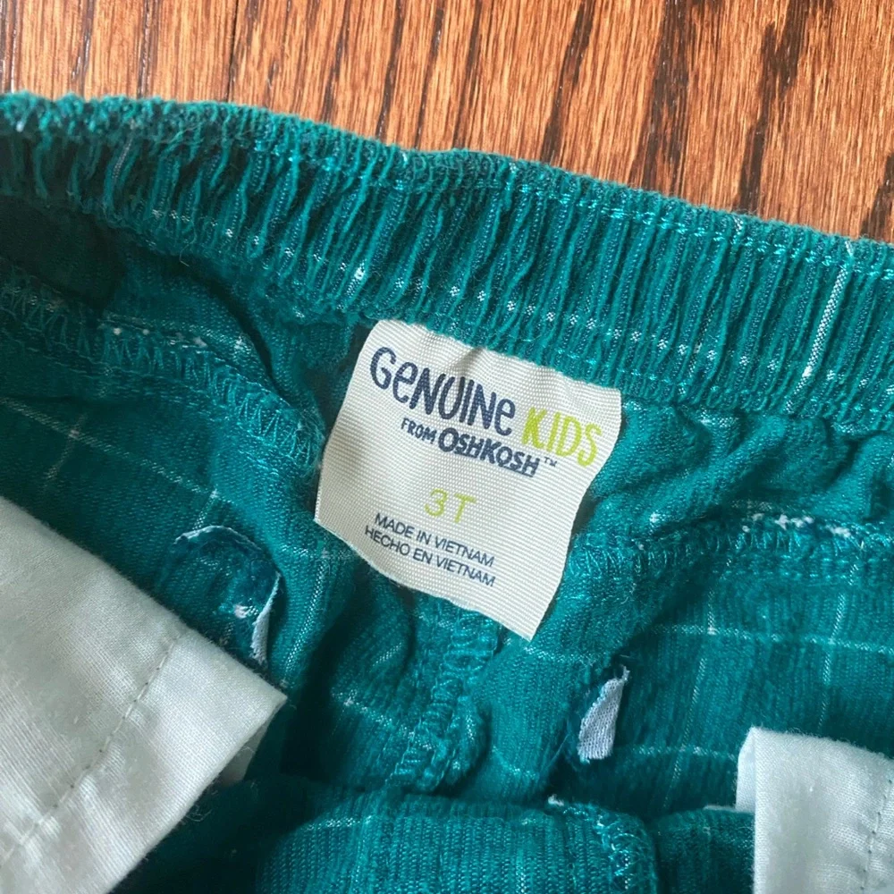 OshKosh B'gosh Genuine Kids Teal Corduroy Toddler Skirt - Size 3t